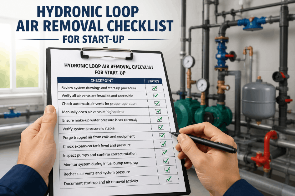 hydronic-loop-air-removal-checklist-for-start-up