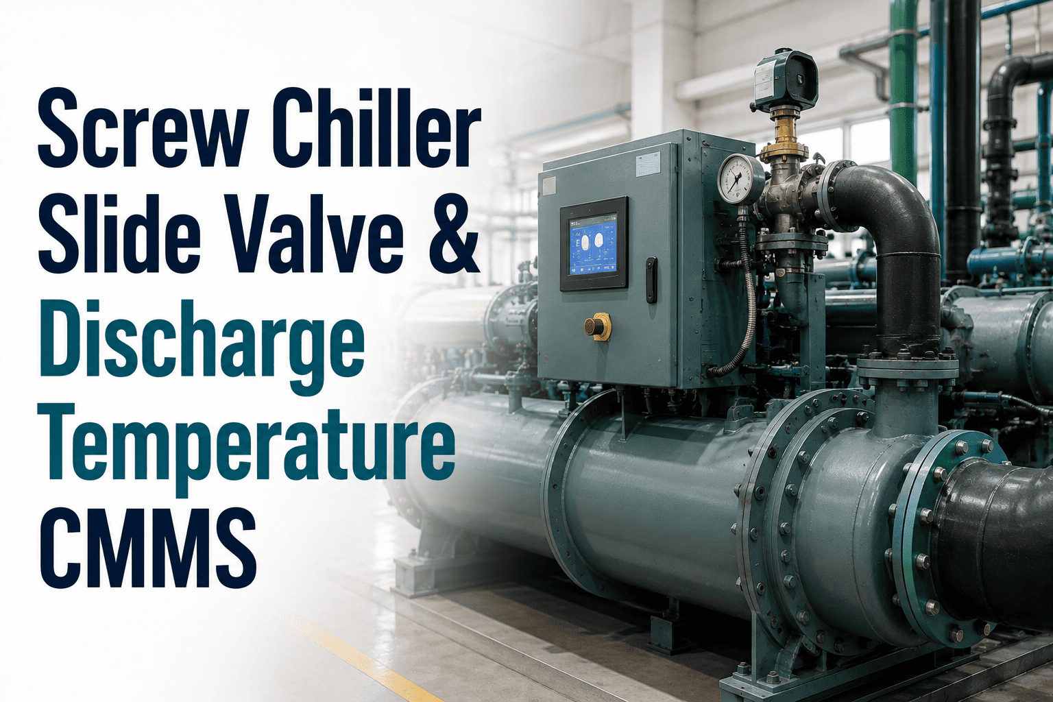screw-chiller-slide-valve-discharge-temperature-cmms