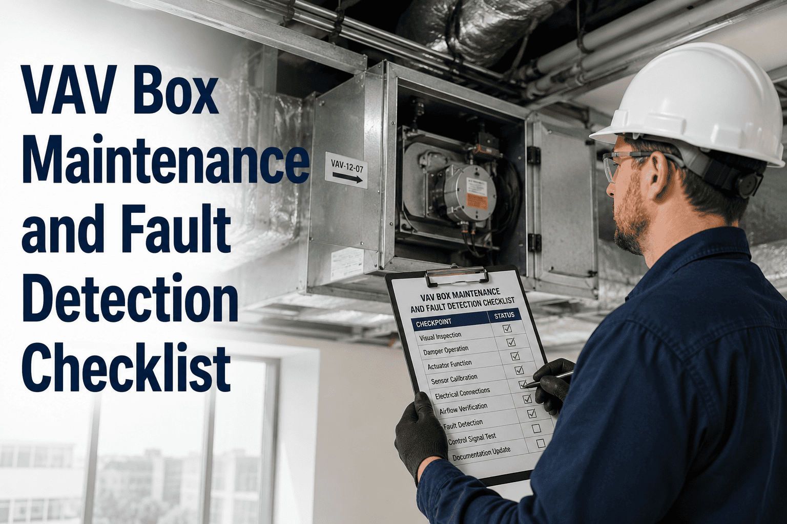 vav-box-maintenance-fault-detection-checklist