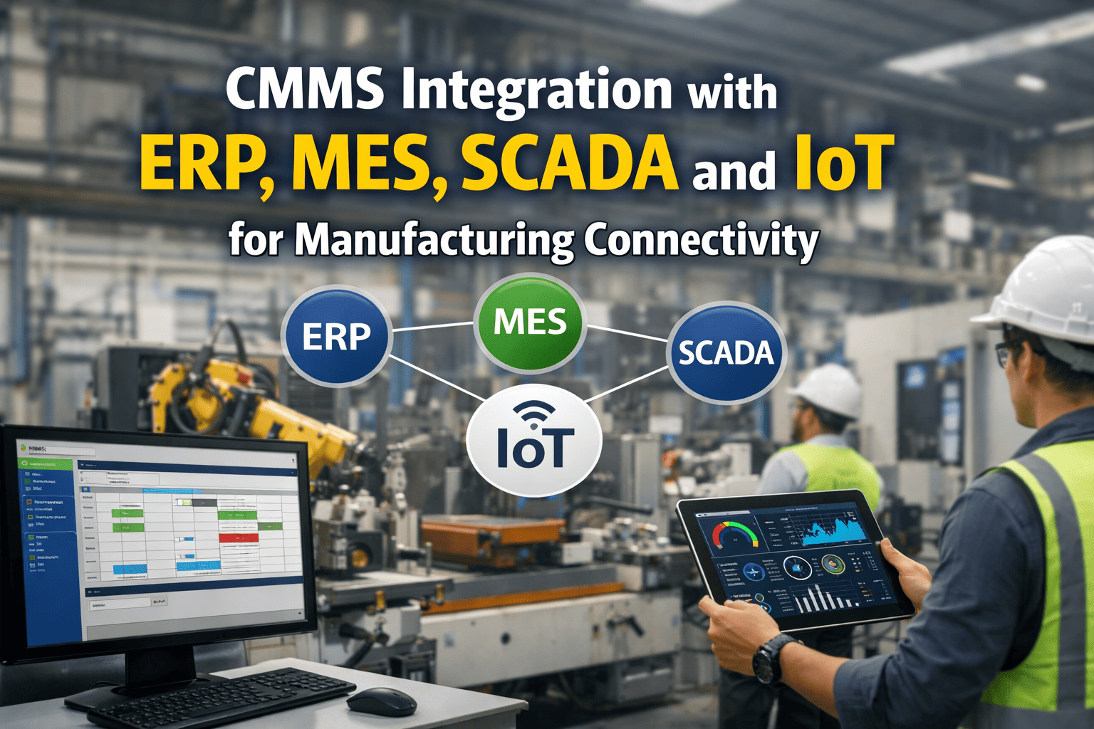 cmms-integration-erp-mes-scada-iot-manufacturing-connectivity