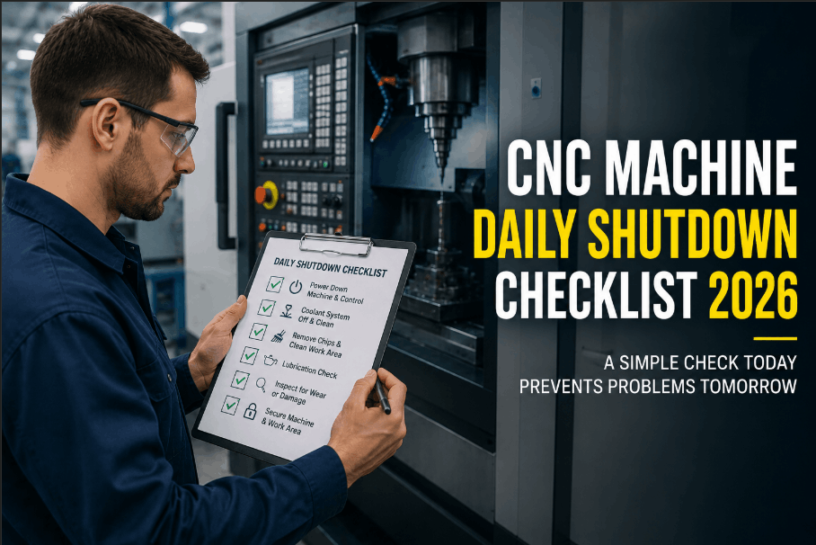 cnc-machine-daily-shutdown-checklists-2026--manufacturing-safety