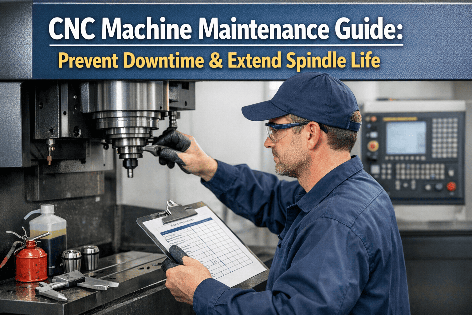 cnc-machine-maintenance-prevent-downtime-spindle-life