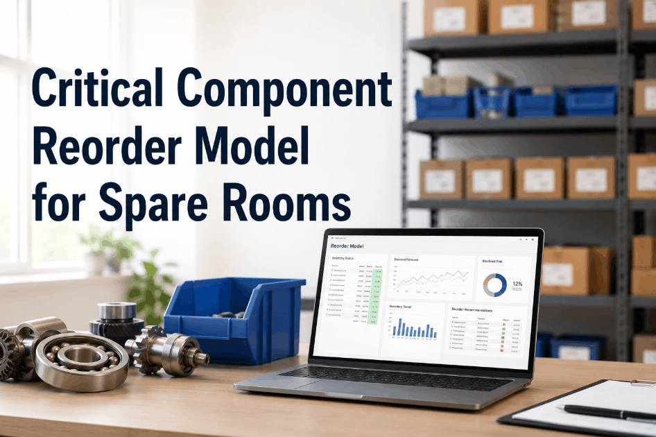 Critical Component Reorder Model for Spare Rooms