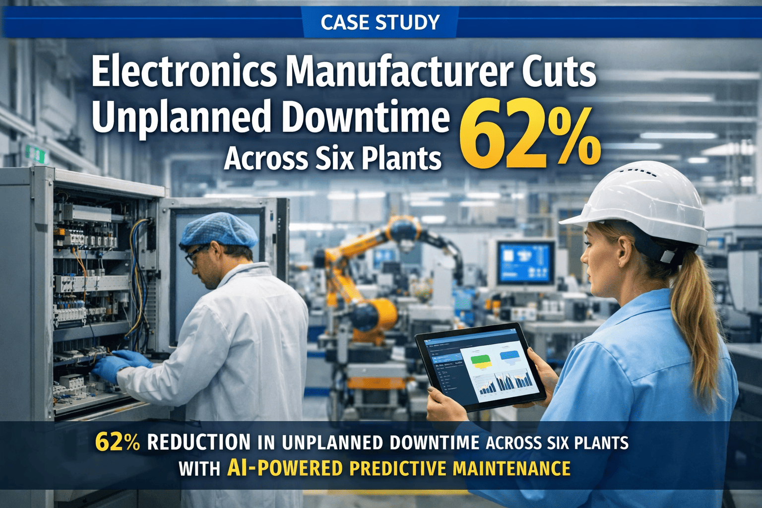 electronics-manufacturer-downtime-reduction-cmms-predictive-maintenance