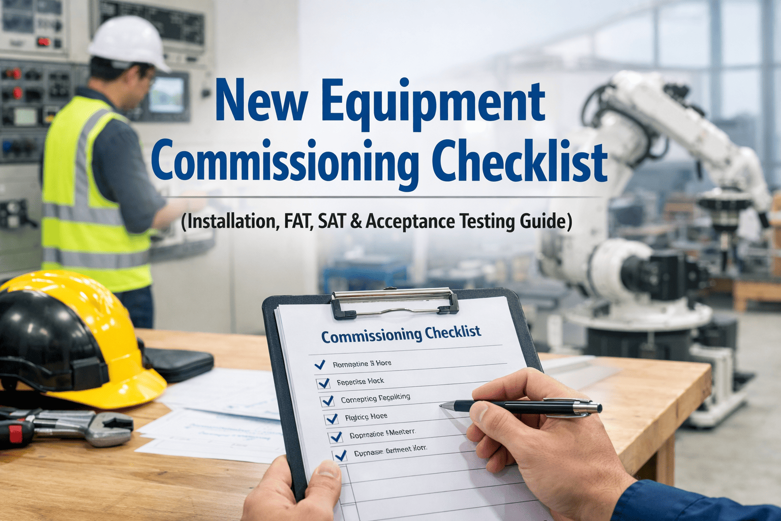 equipment-commissioning-checklist-installation-fat-sat-acceptance