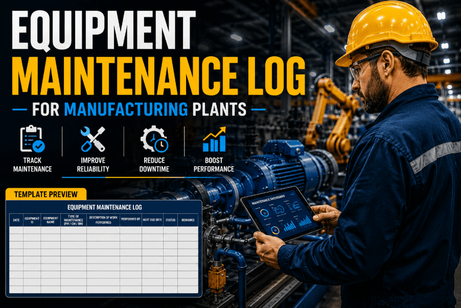 equipment-maintenance-log-template-for-manufacturing-plants
