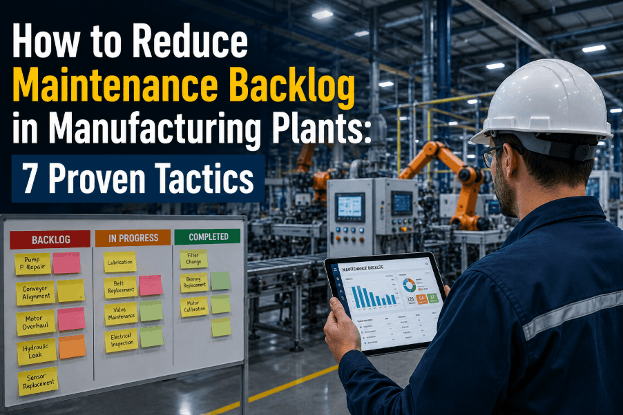 How to Reduce Maintenance Backlog in Manufacturing Plants: 7 Proven Tactics