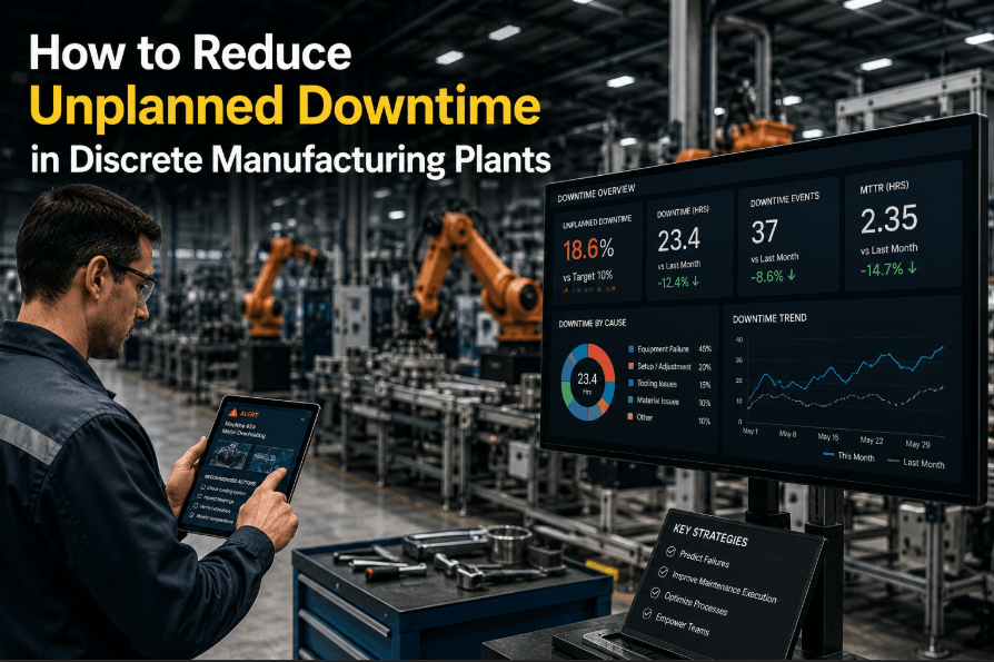 How to Reduce Unplanned Downtime in Discrete Manufacturing Plants