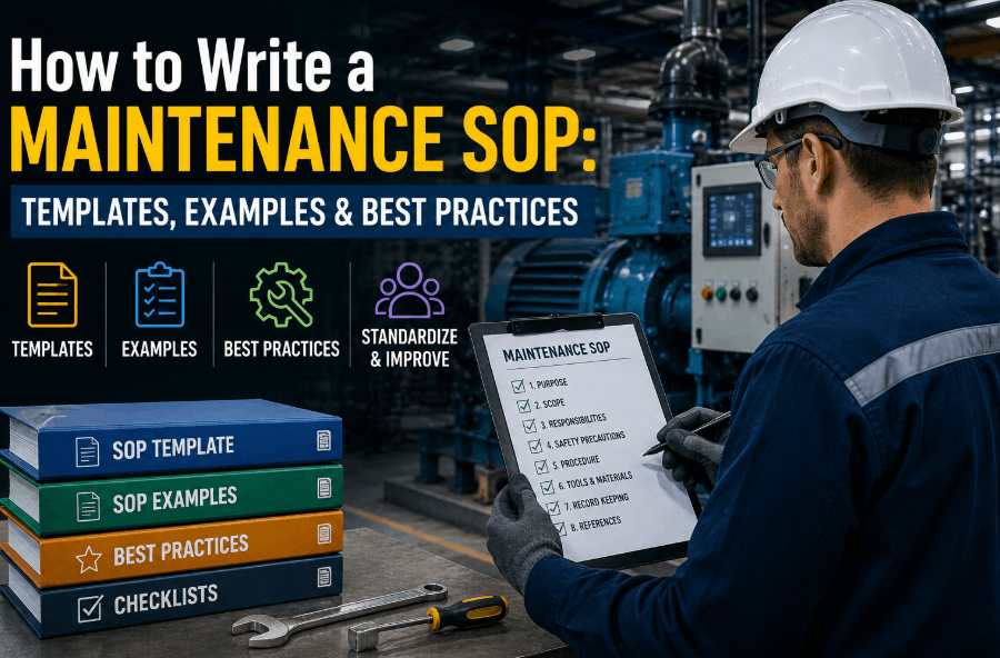 How to Write a Maintenance SOP: Templates, Examples & Best Practices