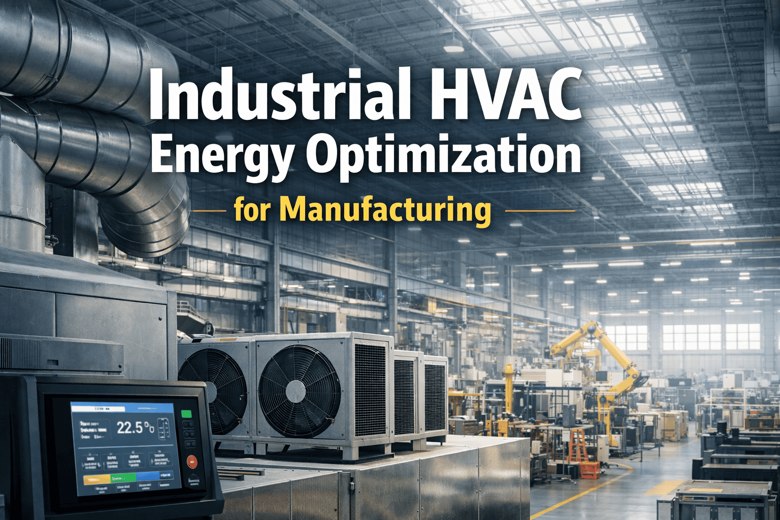 Industrial HVAC Energy Optimization for Manufacturing