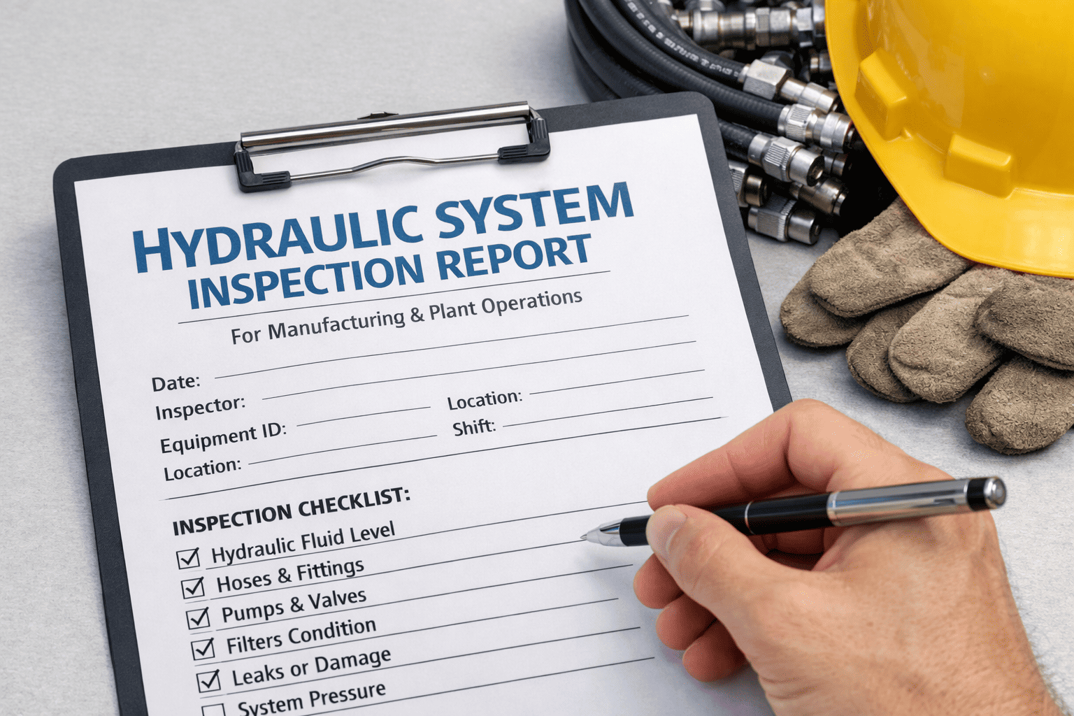 hydraulic-system-inspection-report-template-for-manufacturing-and-plant-operations