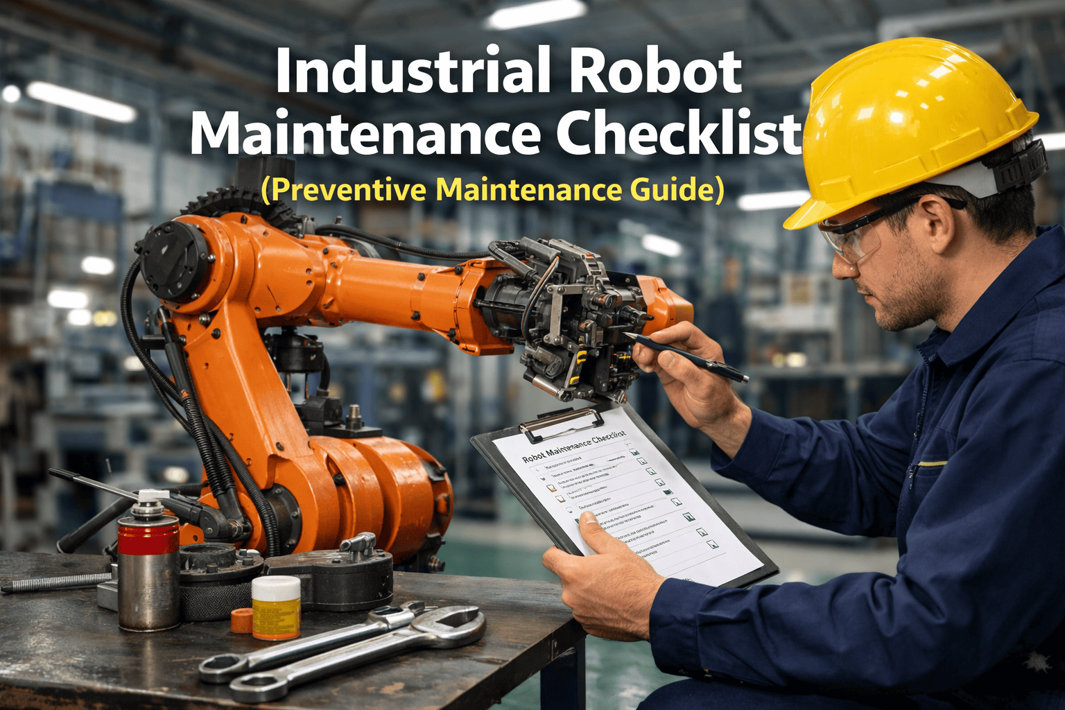 industrial-robot-maintenance-checklist-complete