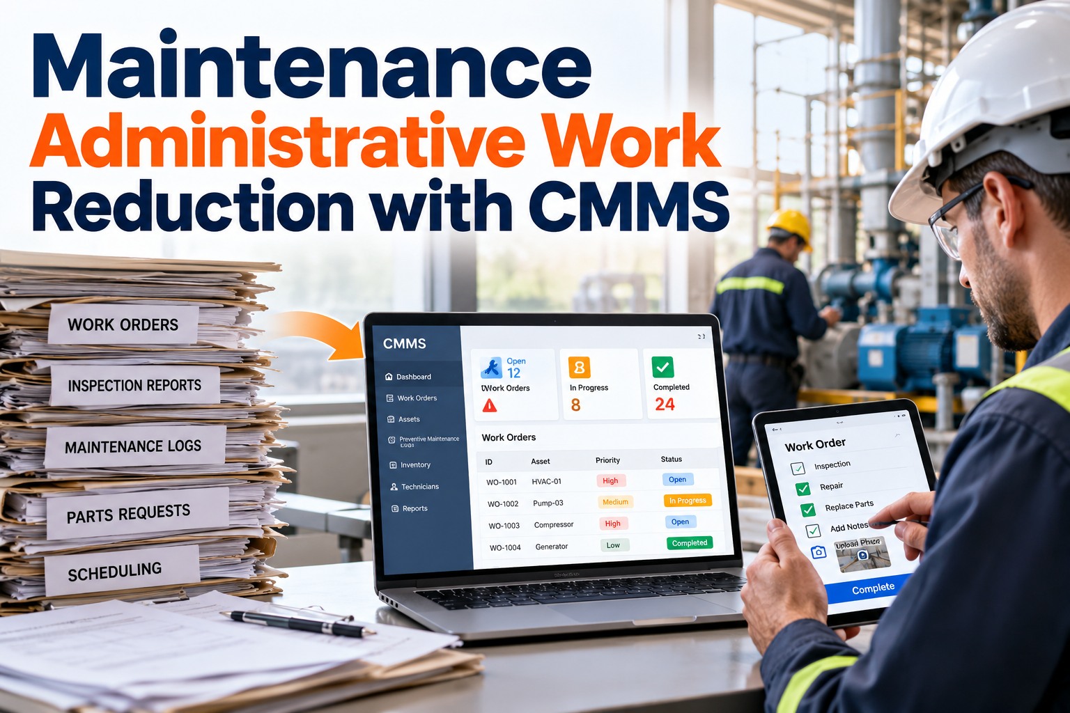 maintenance-administrative-work-reduction-with-cmms