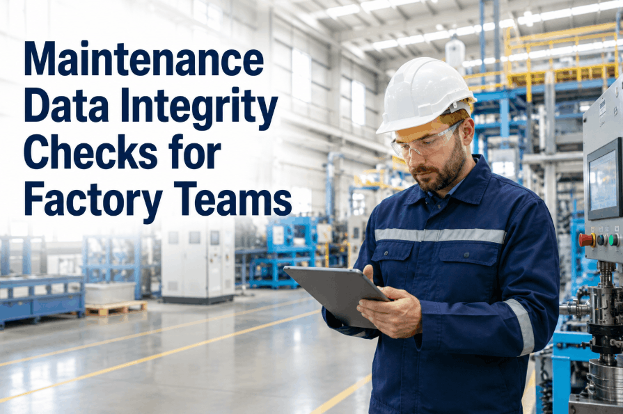 Maintenance Data Integrity Checks for Factory Teams