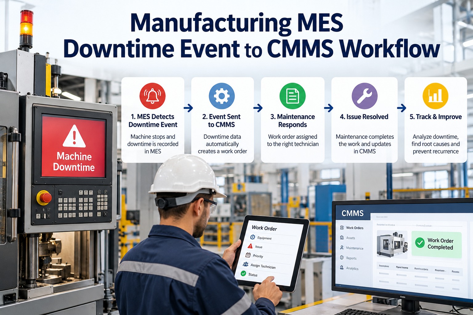 manufacturing-mes-downtime-event-to-cmms-workflow