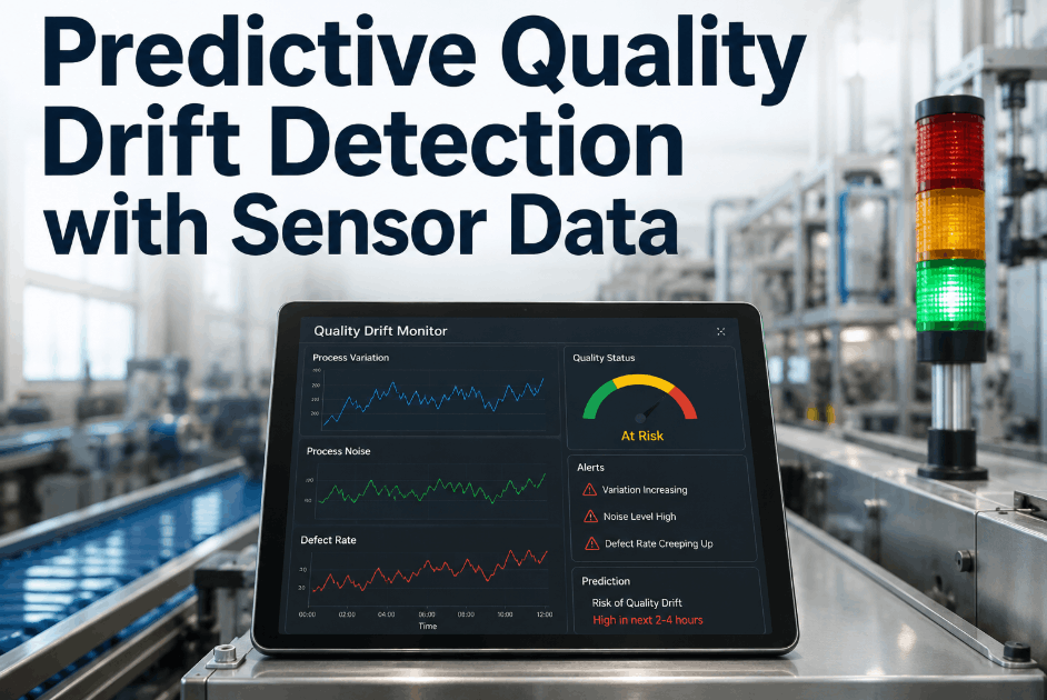 Predictive Quality Drift Detection with Sensor Data