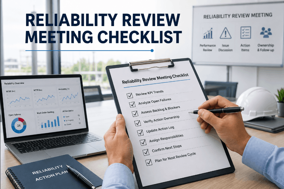 Reliability Review Meeting Checklist