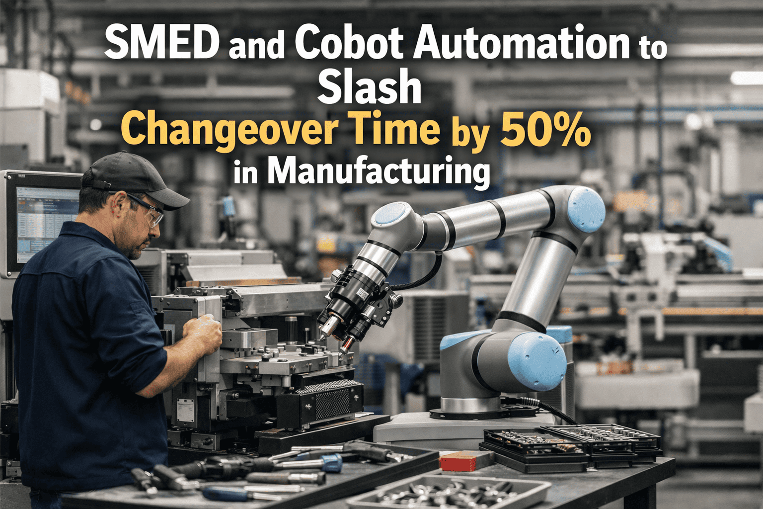 smed-cobot-automation-reduce-changeover-time-manufacturing