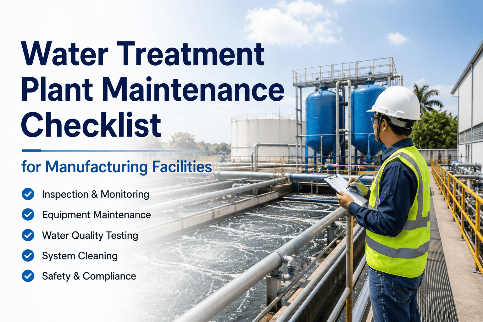 water-treatment-plant-maintenance-checklist-manufacturing