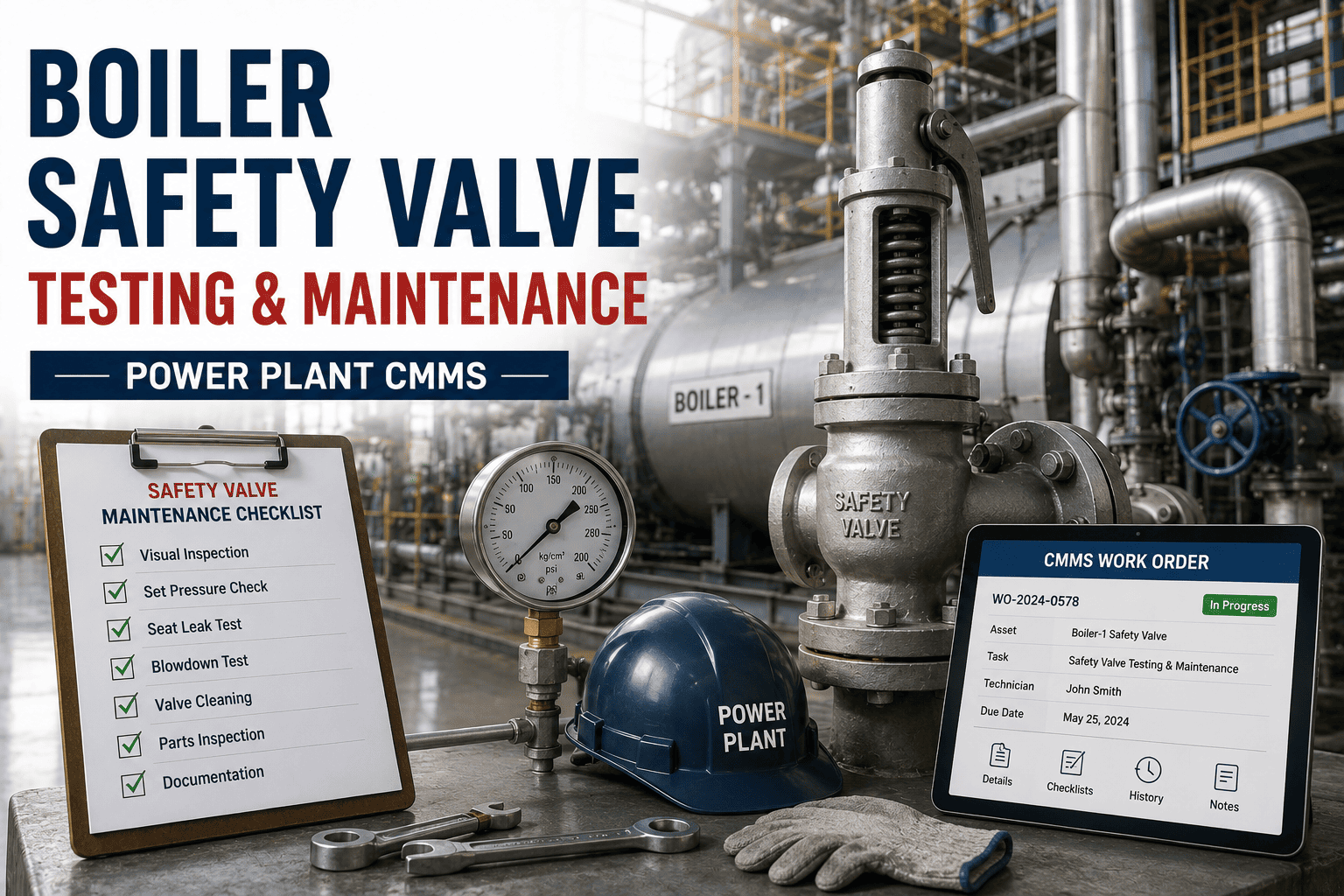 boiler-safety-valve-testing-maintenance-power-plant-cmms