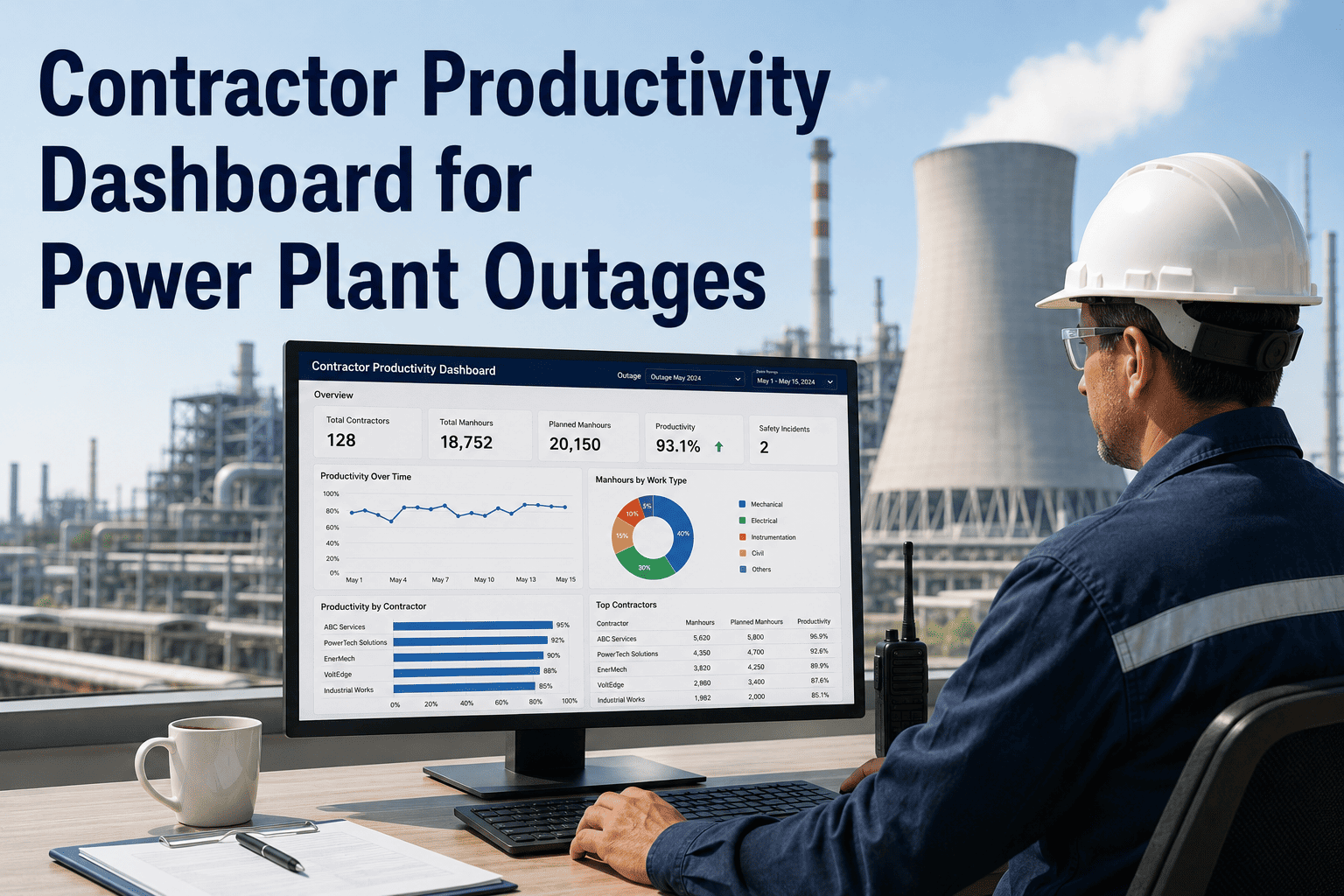 contractor-productivity-dashboard-for-power-plant-outages