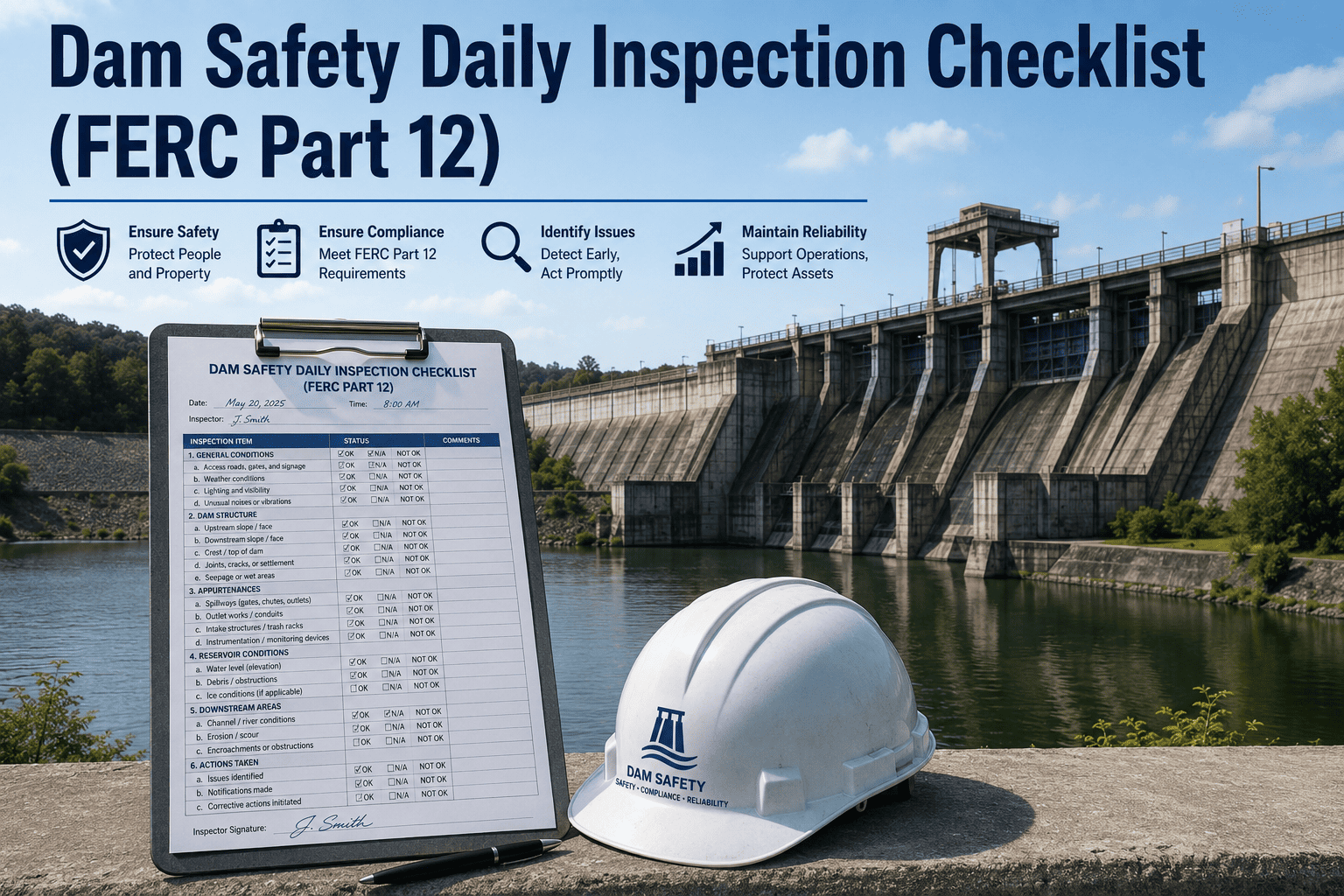 dam-safety-daily-inspection-checklist-ferc-part-12