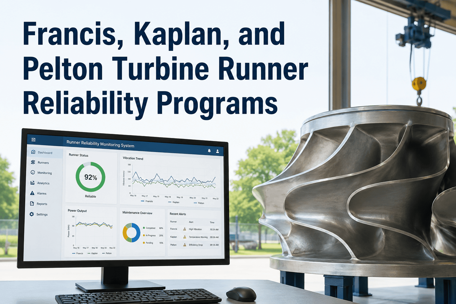 francis-kaplan-pelton-turbine-runner-reliability