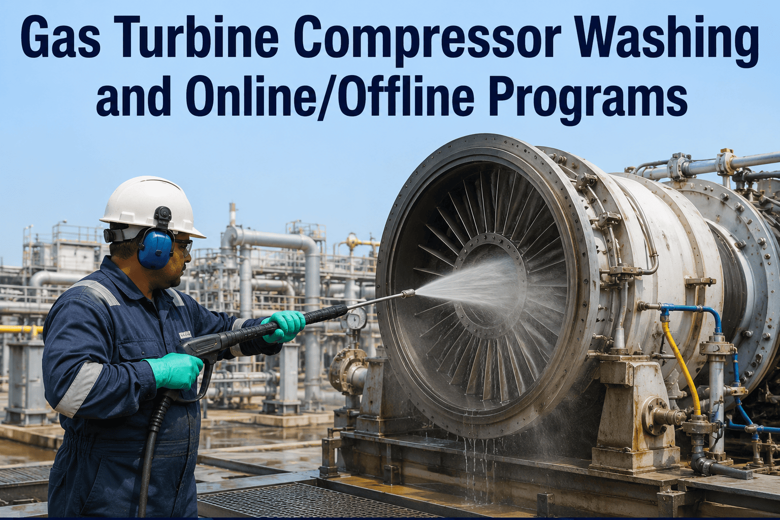 gas-turbine-compressor-washing-online-offline-programs
