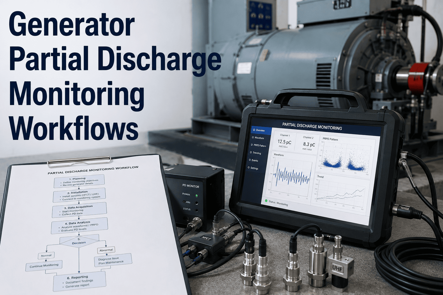 generator-partial-discharge-monitoring-workflows