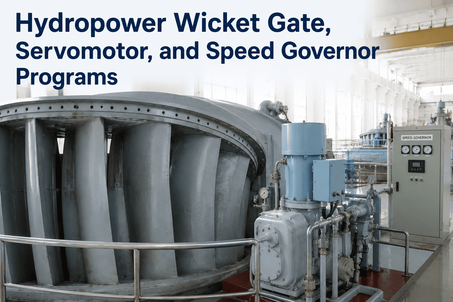 hydropower-wicket-gate-servomotor-speed-governor