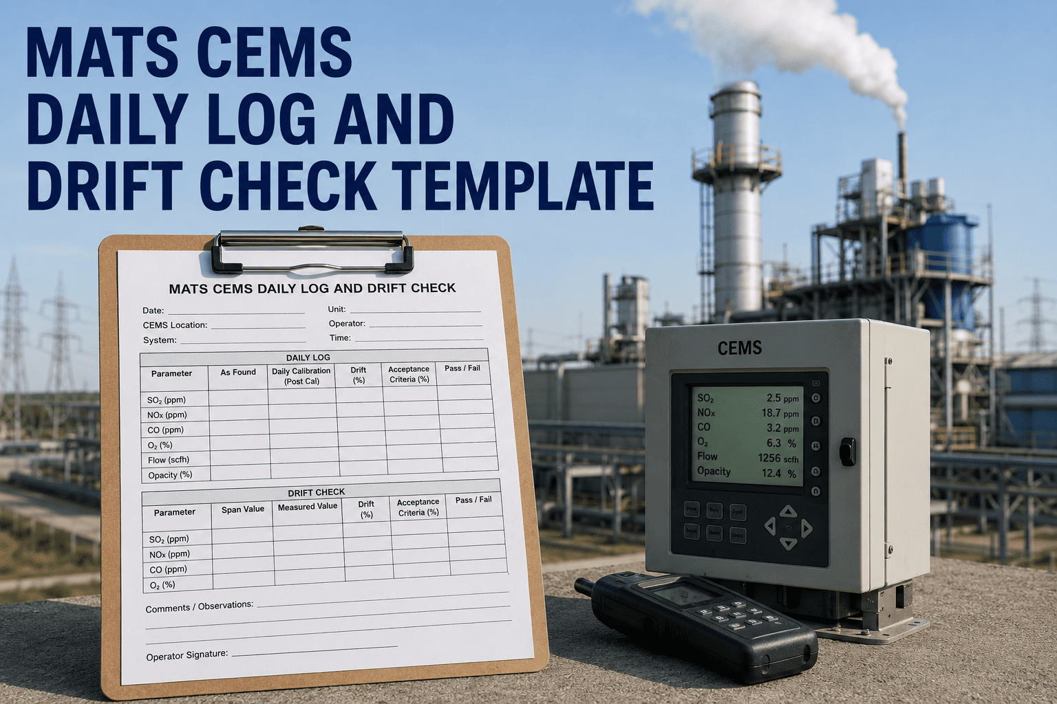 mats-cems-daily-log-drift-check-template
