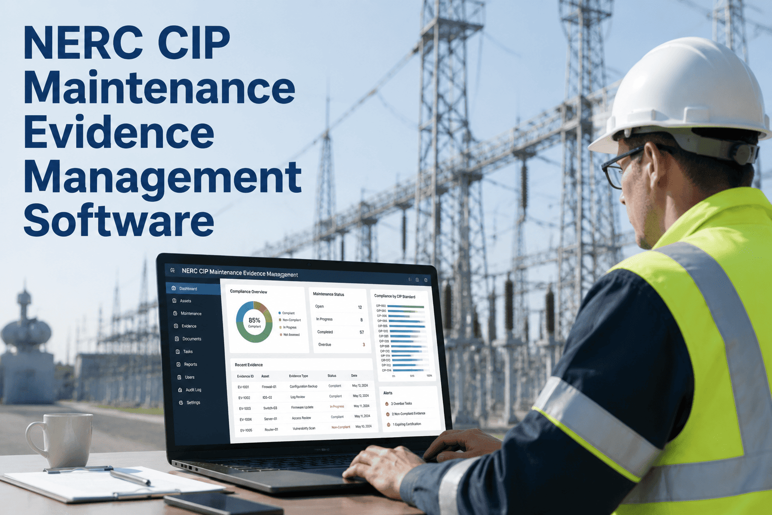 NERC CIP Maintenance Evidence Management Software