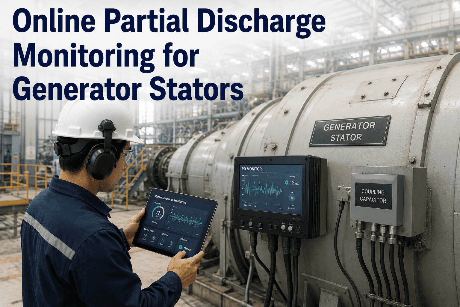 online-partial-discharge-monitoring-generator-stators