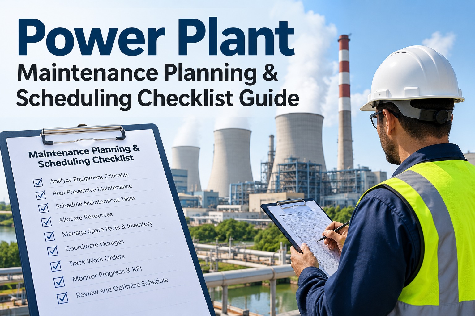 power-plant-maintenance-planning-scheduling-checklist-guide