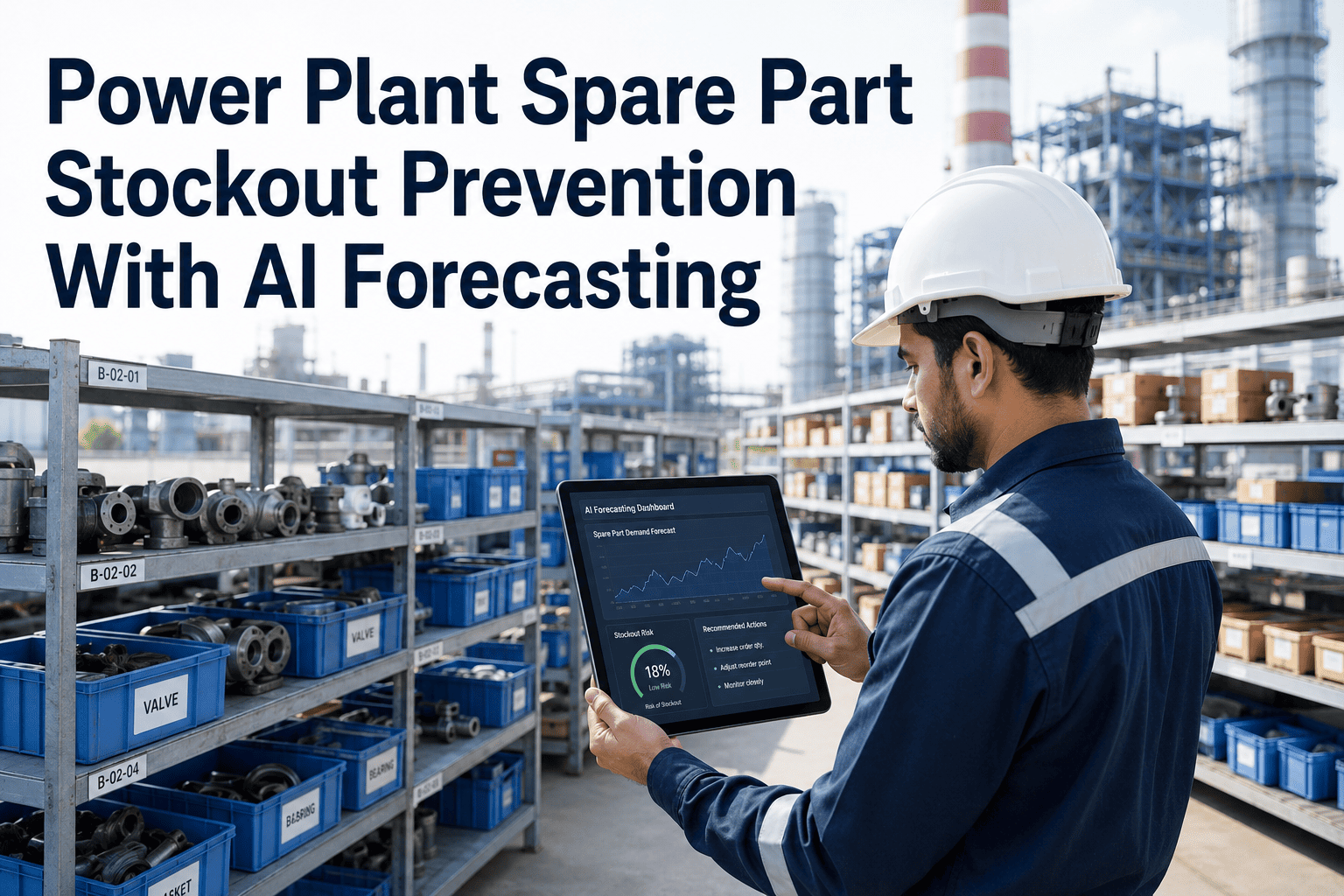Power Plant Spare Part Stockout Prevention With AI Forecasting
