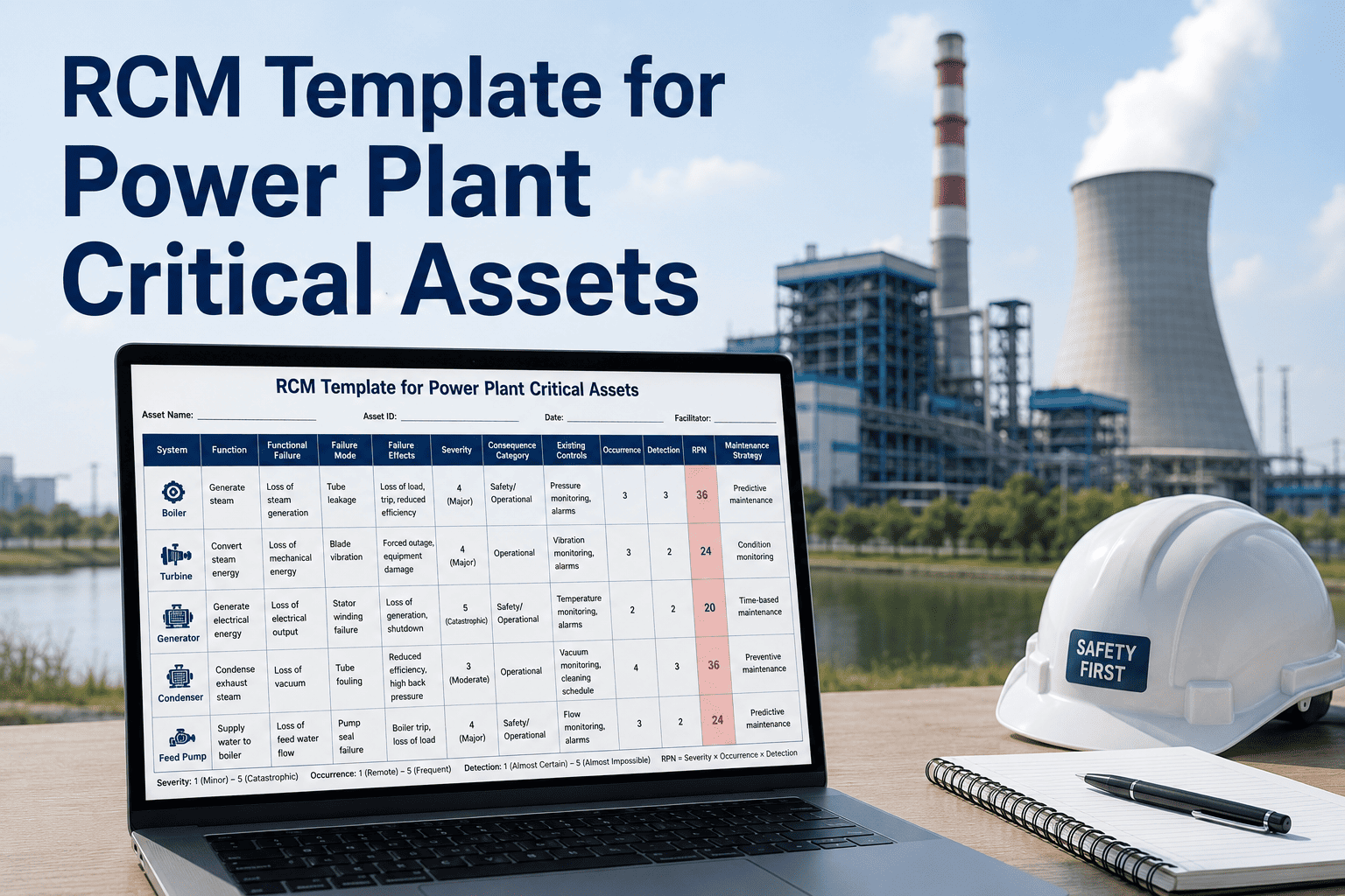 rcm-template-power-plant-critical-assets