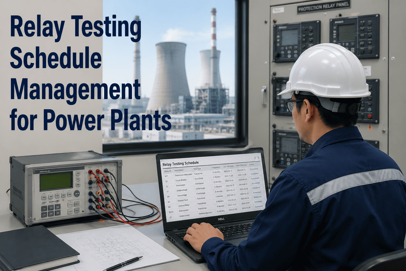 relay-testing-schedule-management-power-plants