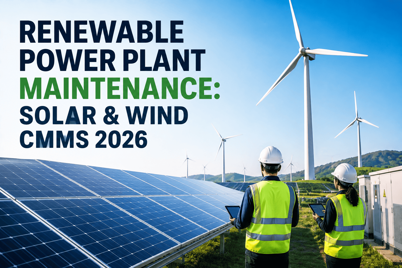 renewable-power-plant-maintenance-solar-wind-cmms-2026