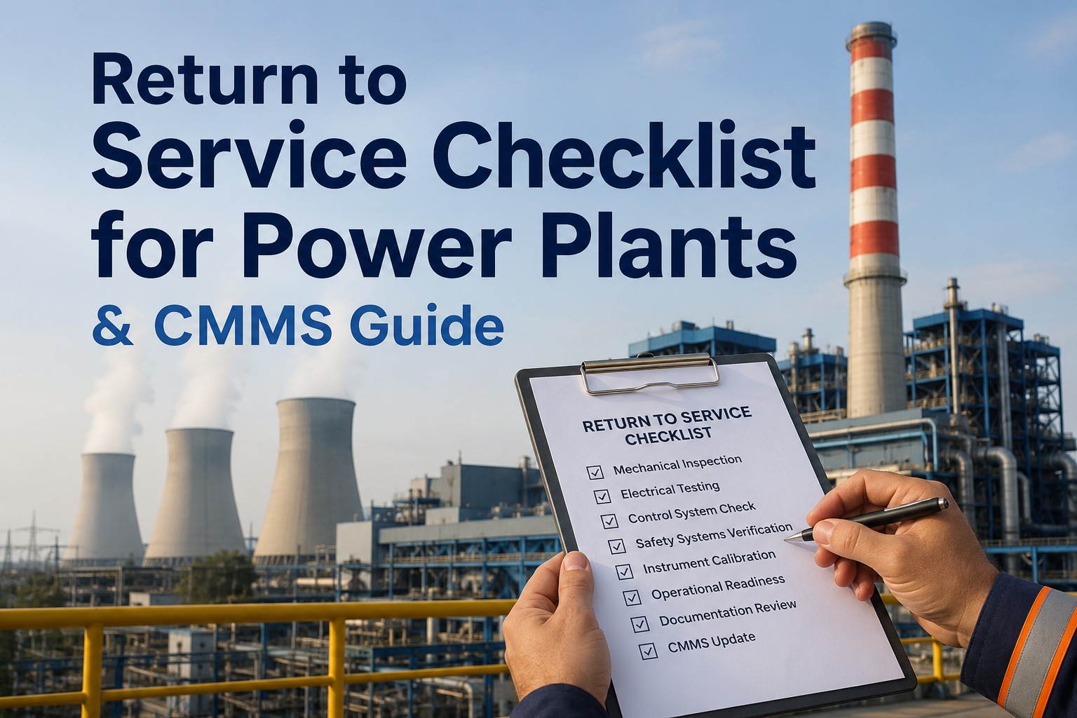 return-to-service-power-plant-checklist-cmms-guide