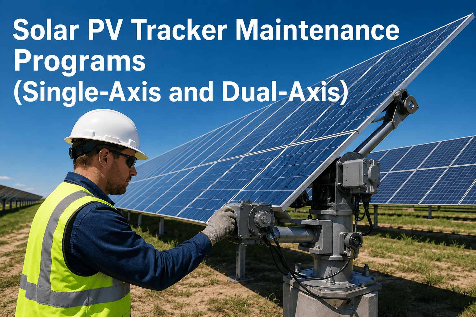 solar-pv-tracker-maintenance-programs-single-axis-dual-axis