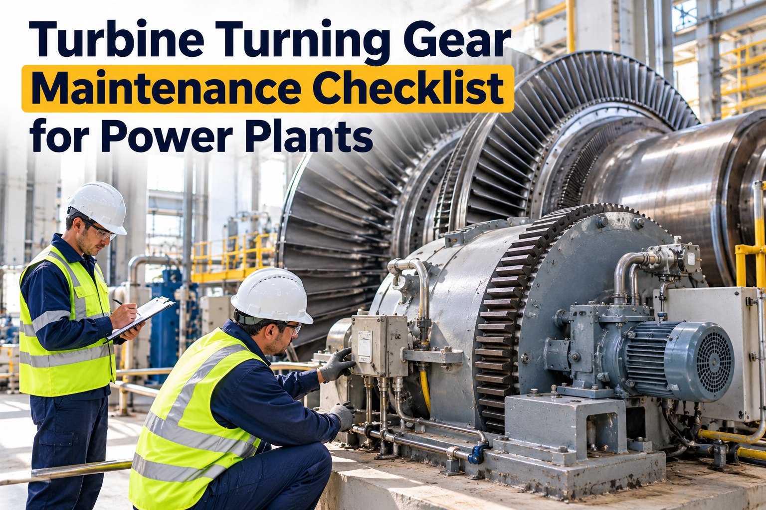 turbine-turning-gear-maintenance-checklist-guide