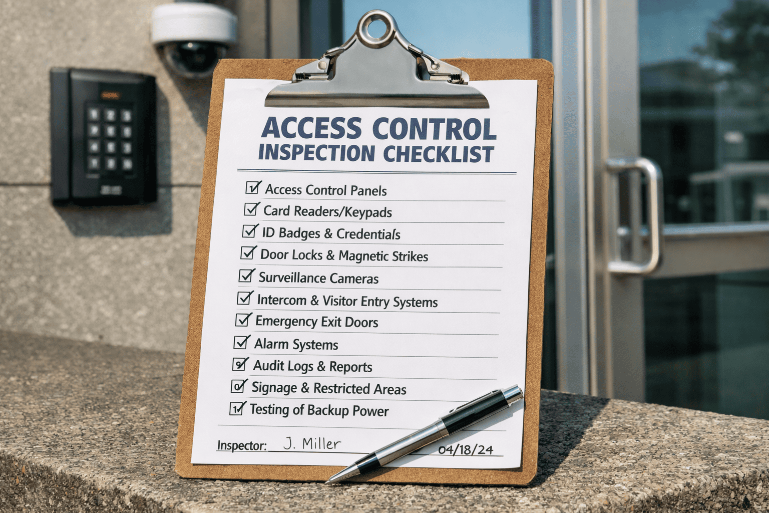 access-control-inspection-checklist
