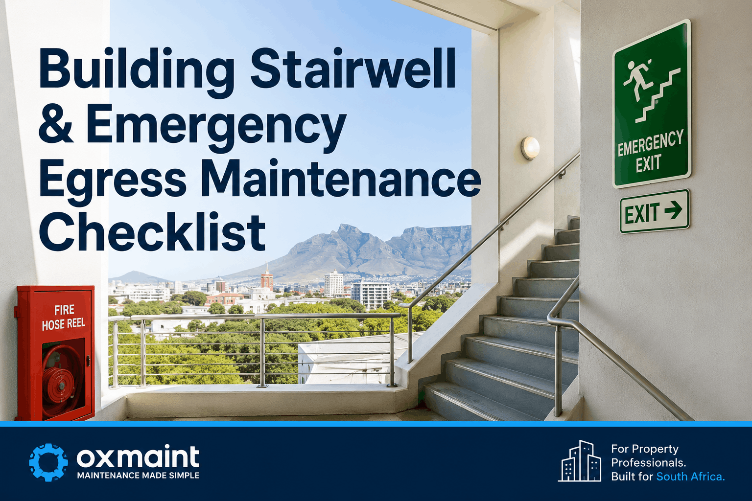 building-stairwell-emergency-egress-maintenance-checklist