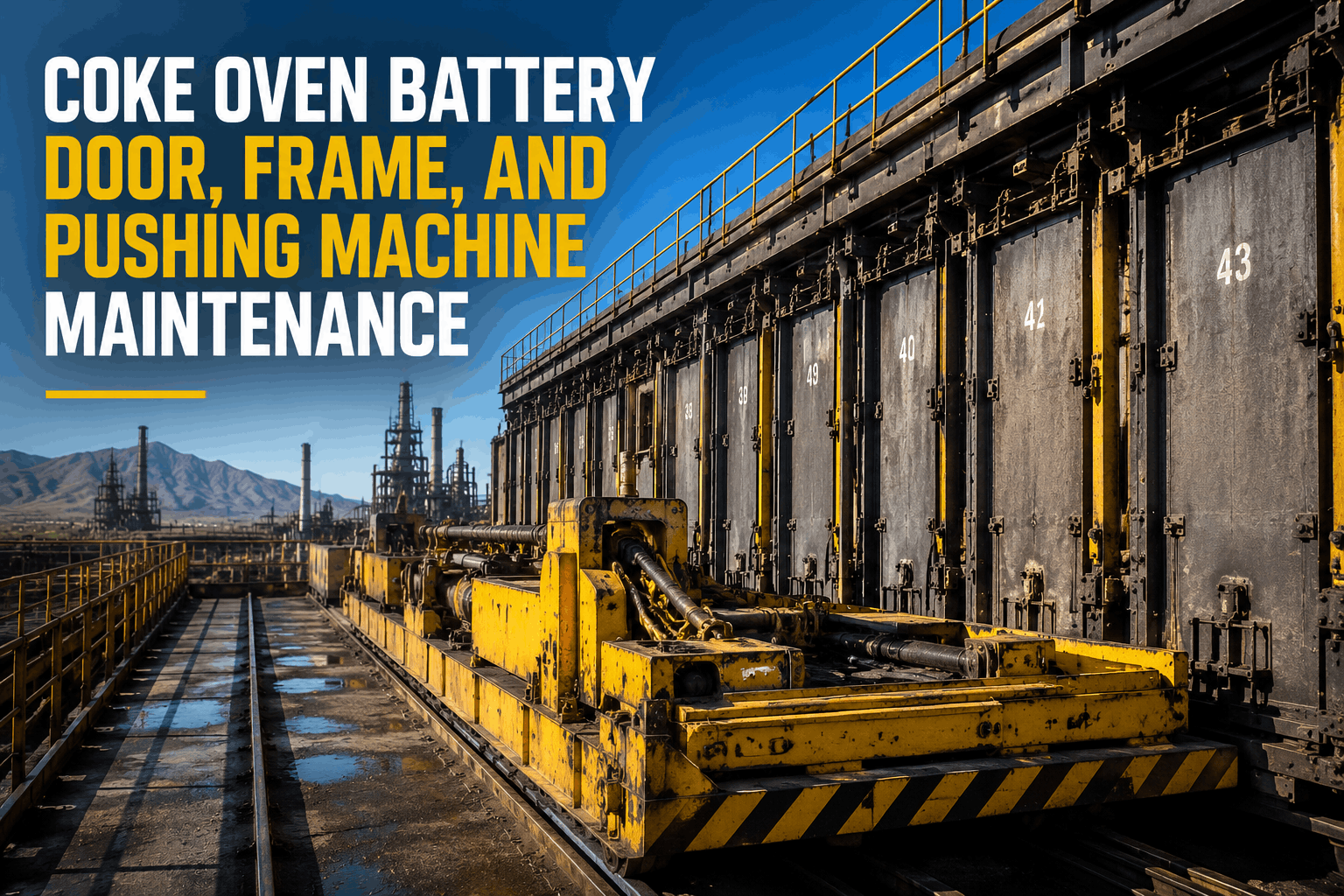 coke-oven-battery-door,-frame,-and-pushing-machine-maintenance