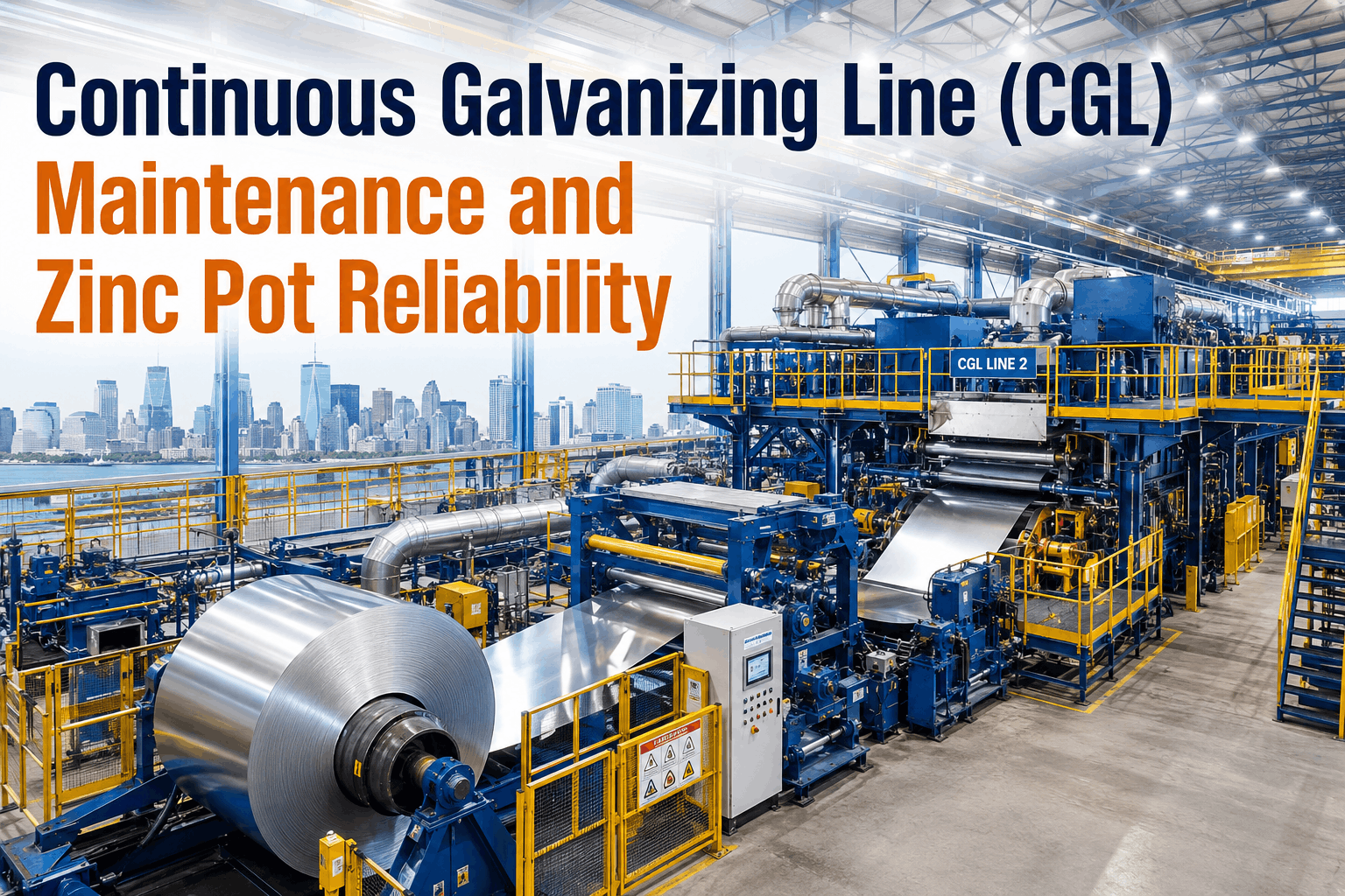 Continuous Galvanizing Line (CGL) Maintenance and Zinc Pot Reliability