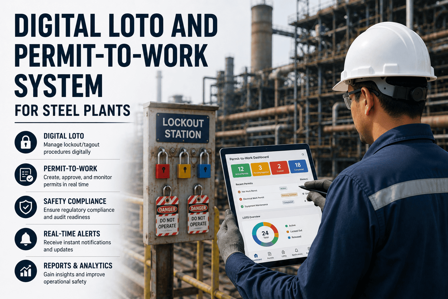 digital-loto-permit-to-work-system-steel-plants