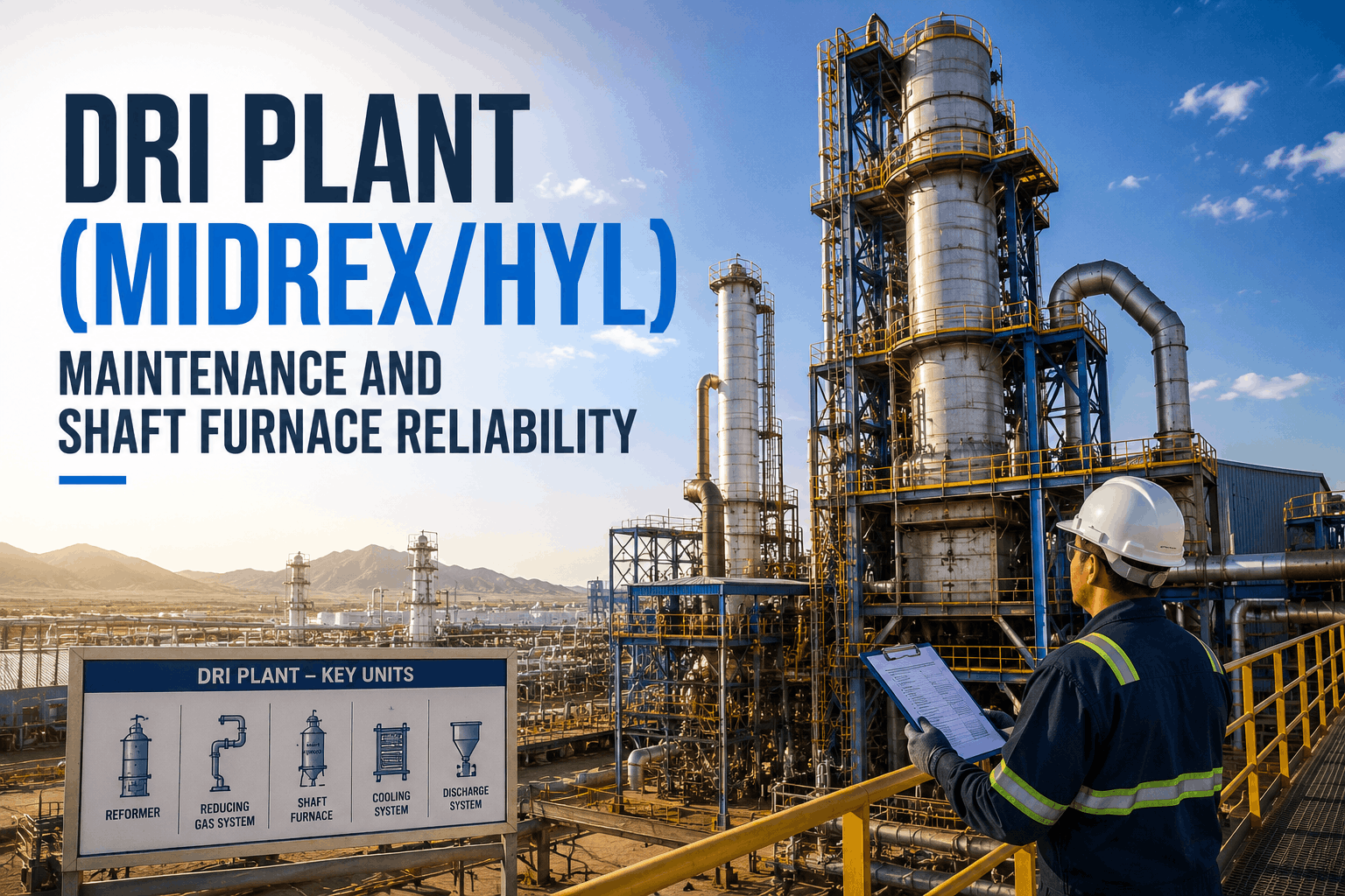 DRI Plant (MIDREX/HYL) Maintenance and Shaft Furnace Reliability