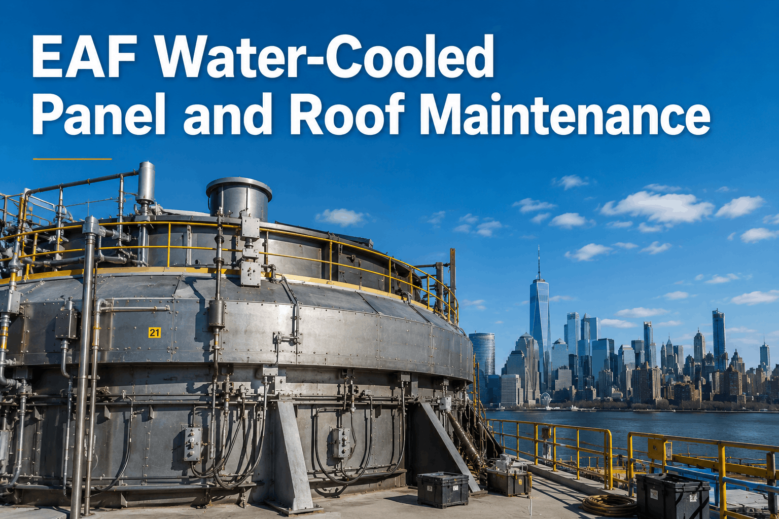 eaf-water-cooled-panel-and-roof-maintenance