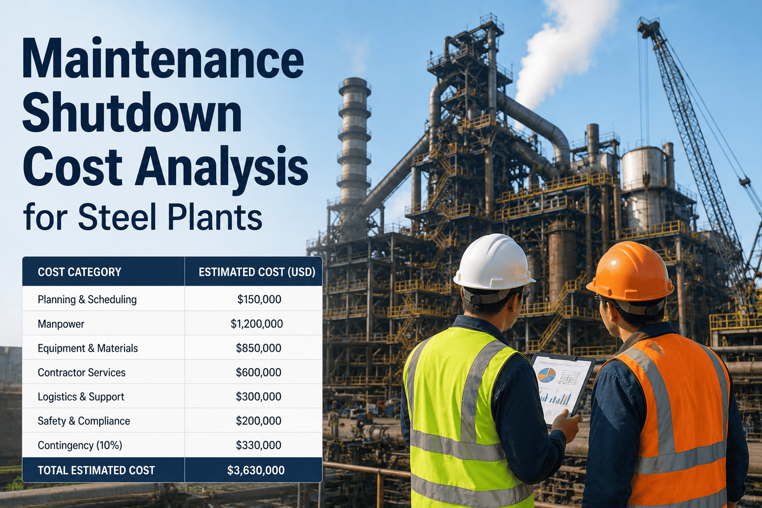 maintenance-shutdown-cost-analysis-steel-plants