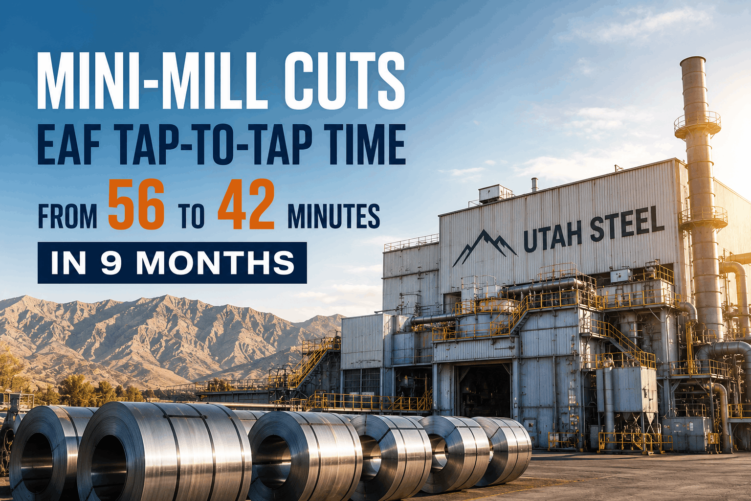 mini-mill-cuts-eaf-tap-to-tap-time-from-56-to-42-minutes-in-9-months